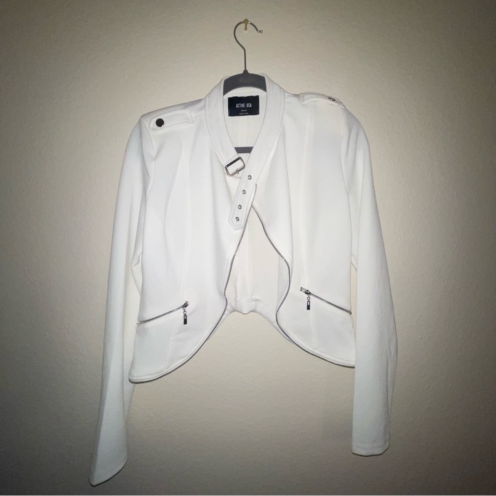 Fashion Faux Motorcycle Jacket! NWOT!